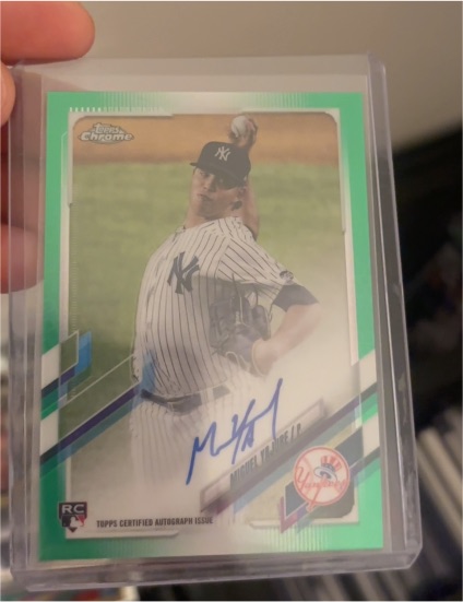 2021 Topps Chrome #RA-MY Miguel Yajure — front