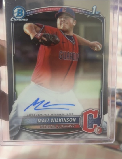 2025 Bowman Chrome #CPA-MW Matt Wilkinson — front