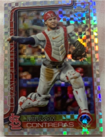 2025 Topps Chrome #82 Willson Contreras — front