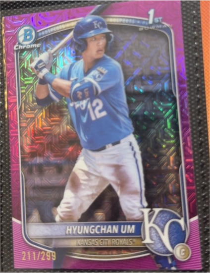 2025 Bowman Chrome Prospects #BCP-119 Hyungchan Um — front