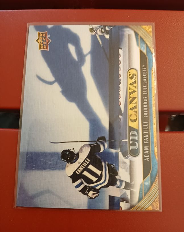 2024-25 Upper Deck Series 1 UD Canvas #C11 Adam Fantilli — front