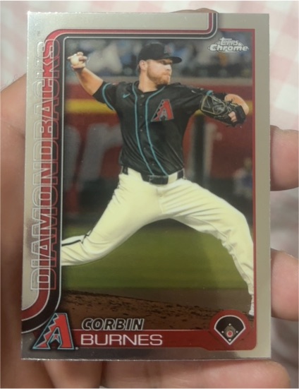 2025 Topps Chrome #17 Corbin Burnes — front