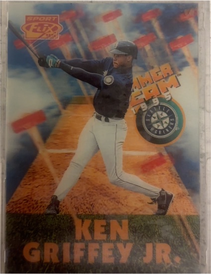 1995 Pinnacle Sportflix Hammer Team #HT1 Ken Griffey Jr. — front