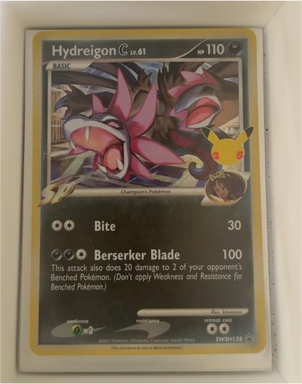 2021 Pokemon Sword & Shield Celebrations #SWSH138 Hydreigon C — front
