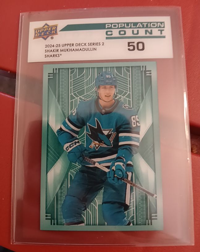 2024-25 Upper Deck Series 2 Population Count #50 Shakir Mukhamadullin — front