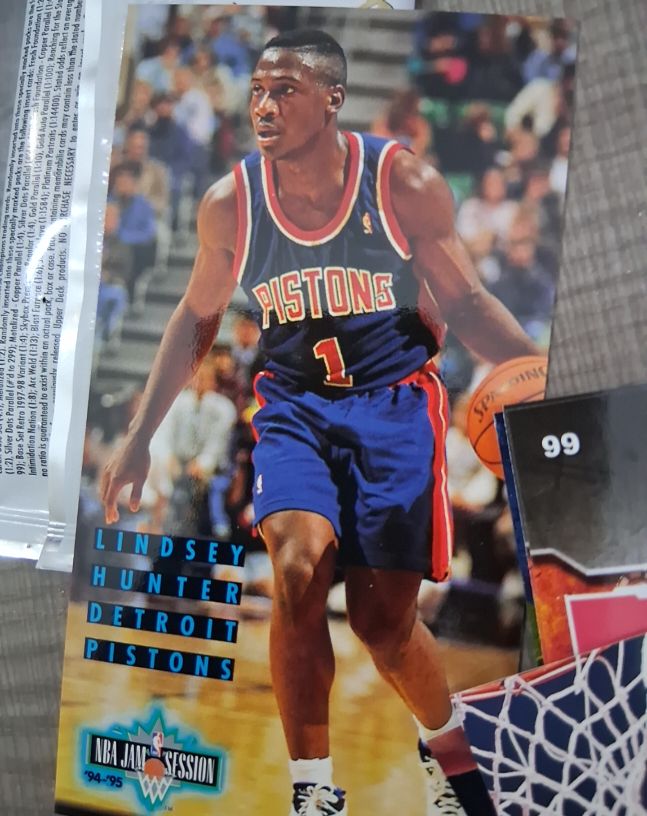 1994 NBA Jam Session #99 Lindsey Hunter — front