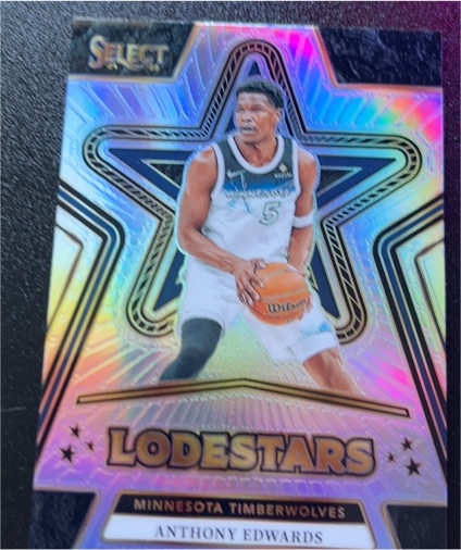 2024-25 Panini Select #10 Anthony Edwards Lodestars — front