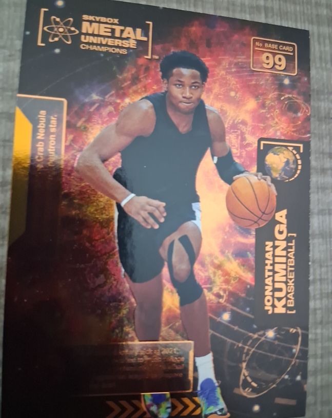 2021 Skybox Metal Universe Champions #99 Jonathan Kuminga — front