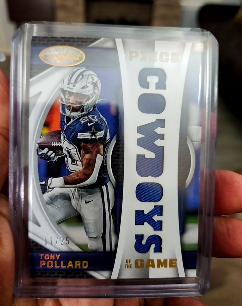 2023 Panini Certified #POG-17 Tony Pollard Piece of the Game — front