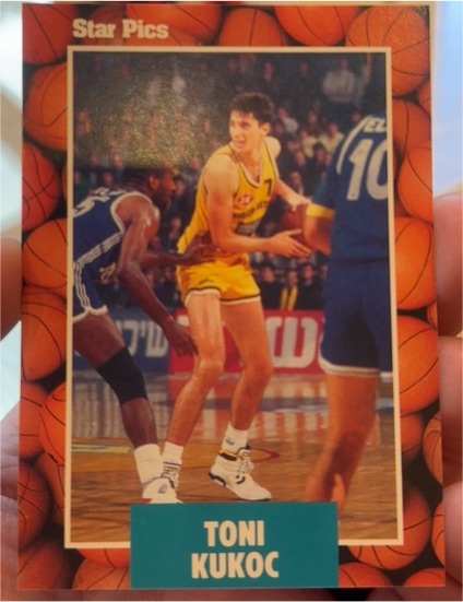 1990 Star Pics #39 Toni Kukoc — front