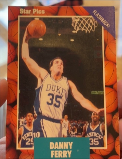 1990 Star Pics #10 Danny Ferry Duke Blue Devils — front