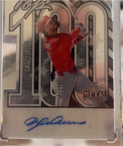 2024 Leaf Metal #100 Dylan Crews — front