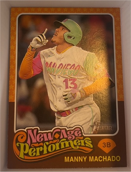 2024 Topps Heritage #NAP-13 Manny Machado — front