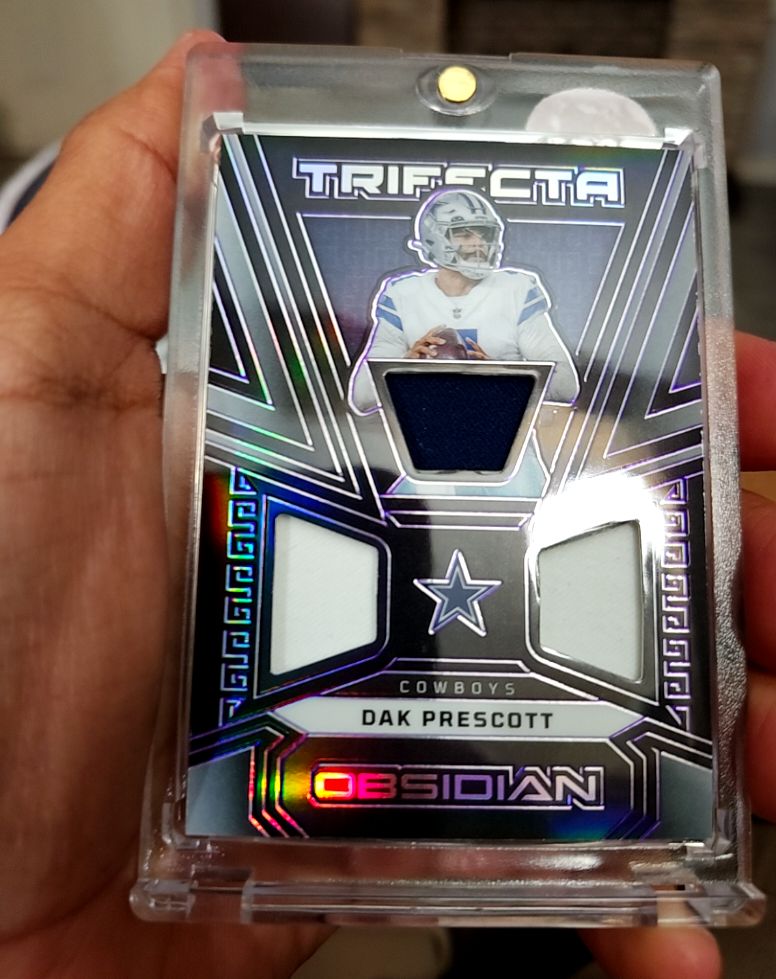 2023 Panini Obsidian Trifecta Dak Prescott — front
