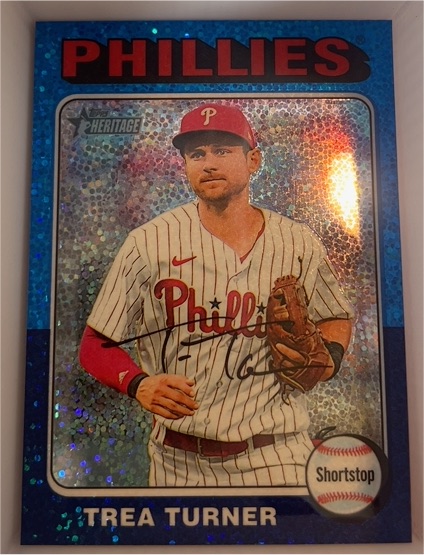 2024 Topps Heritage #181 Trea Turner — front