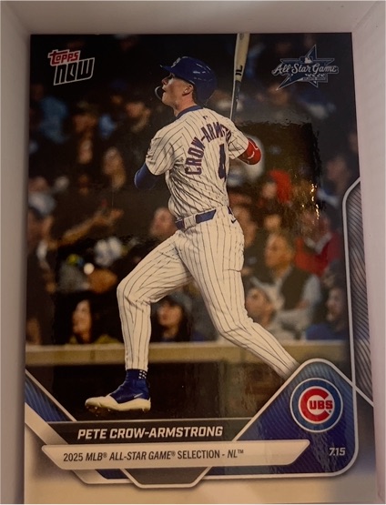 2025 Topps Now #ASG-PCA Pete Crow-Armstrong — front