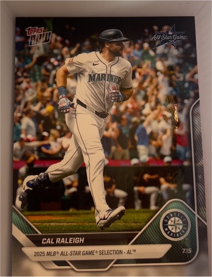 2025 Topps Now MLB All-Star Game #ASG-CR Cal Raleigh — front