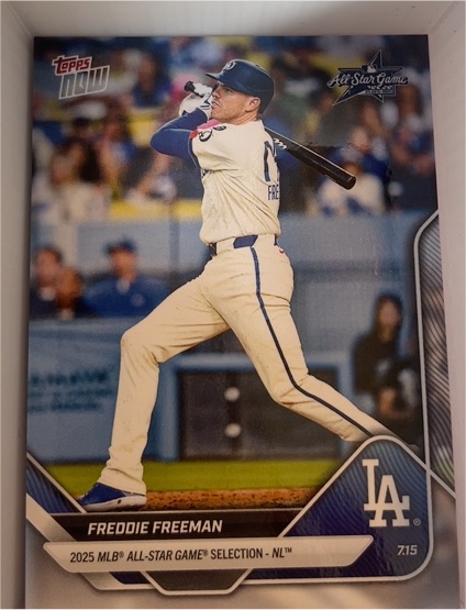 2025 Topps Now All-Star Game #ASG-FF Freddie Freeman — front