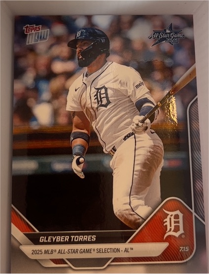 2025 Topps Now MLB All-Star Game #ASG-GT Gleyber Torres — front