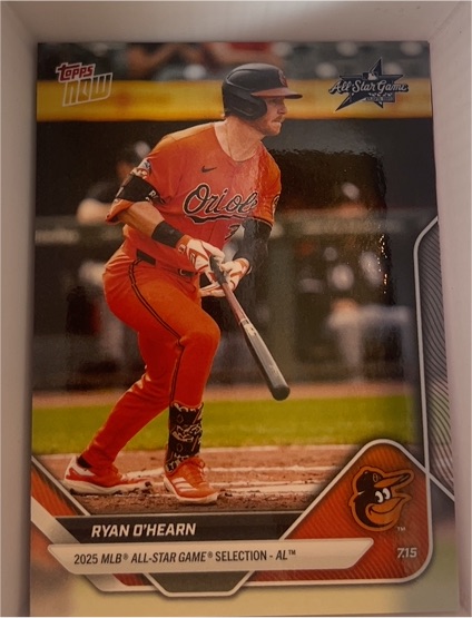 2025 Topps Now All-Star Game #ASG-RO Ryan O'Hearn — front