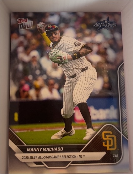 2025 Topps Now All-Star Game #ASG-MM Manny Machado — front
