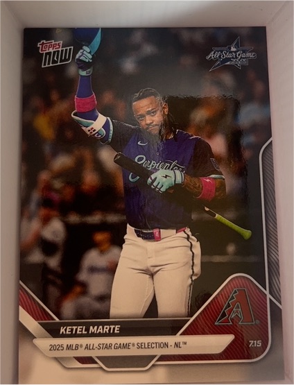 2025 Topps Now All-Star Game #ASG-KM Ketel Marte — front