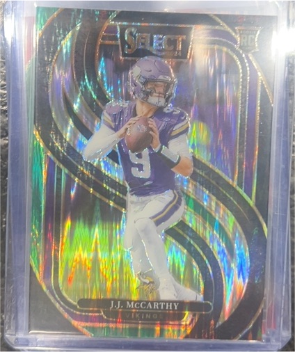 2024 Panini Select Premier Level #134 J.J. McCarthy — front