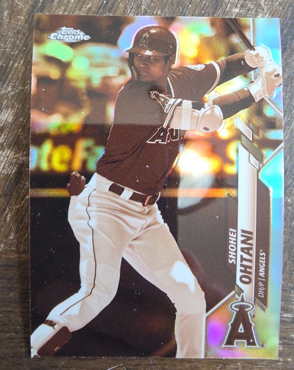 2020 Topps Chrome #21 Shohei Ohtani Sepia Refractor — front