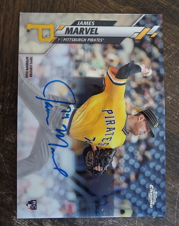 2020 Topps Chrome #RA-JMA James Marvel — front