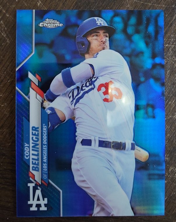 2020 Topps Chrome #77 Cody Bellinger — front