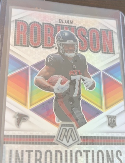 2023 Panini Mosaic Introductions #I-6 Bijan Robinson — front