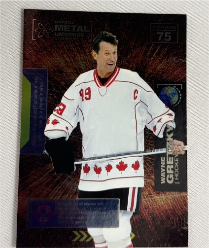 2021 Skybox Metal Universe Champions #75 Wayne Gretzky — front