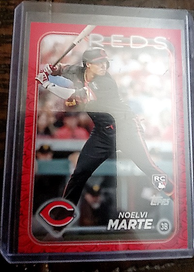 2024 Topps #548 Noelvi Marte Rookie Cincinnati Reds — front