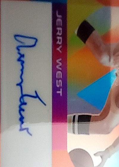 2022 Leaf Vivid #BA-JW1 Jerry West — front