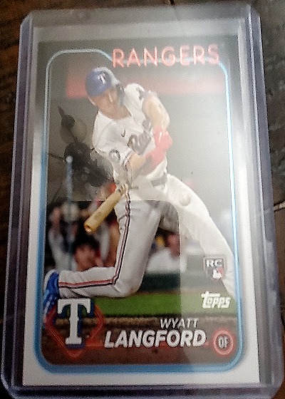 2024 Topps Finest #97 Wyatt Langford — front