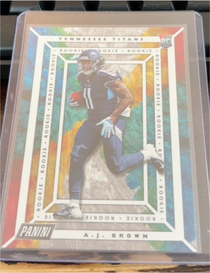 2019 Panini Player of the Day #64 A.J. Brown — front