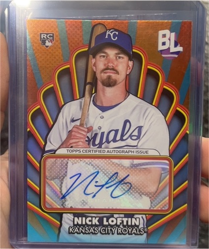 2024 Topps Big League Opening Act Autographs #OAA-NL Nick Loftin — front