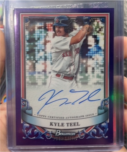 2024 Bowman Sterling #PA-KT Kyle Teel — front