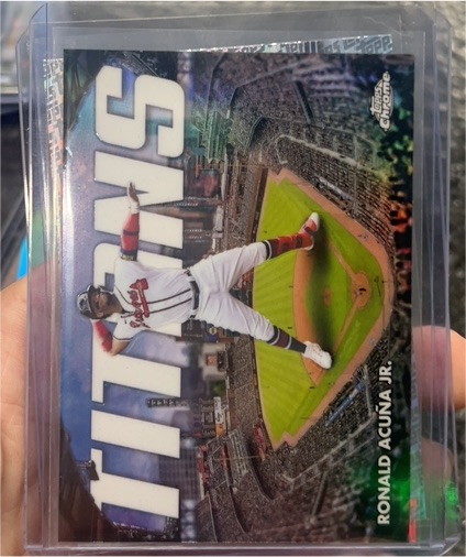2023 Topps Chrome Titans #CT-5 Ronald Acuña Jr. — front