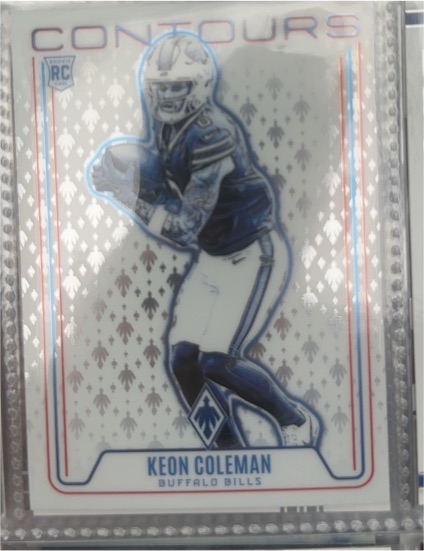 2024 Panini Phoenix #CON-KCN Keon Coleman Contours — front