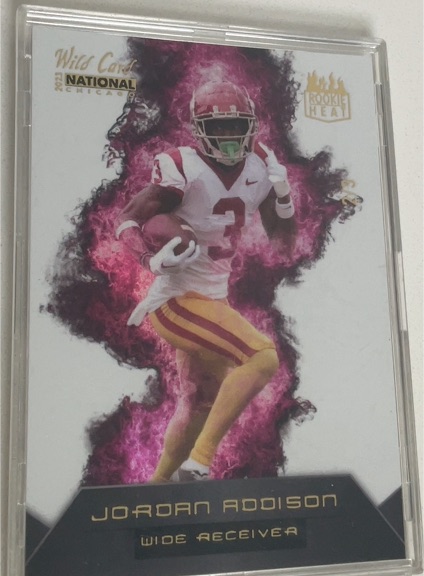 2023 Panini Wild Card National Chicago Rookie Heat #Jordan Addison — front