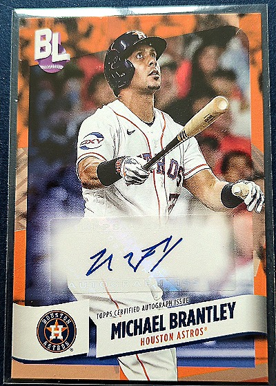 2024 Topps Big League BEO-MB Michael Brantley — front