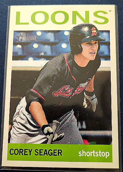 2013 Topps Heritage Minor League #95 Corey Seager — front
