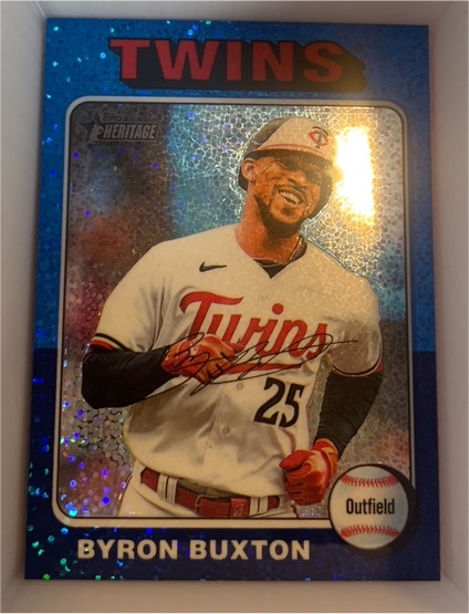 2024 Topps Heritage #126 Byron Buxton — front