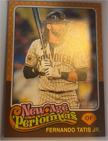 2024 Topps Heritage #NAP-6 Fernando Tatis Jr. New Age Performers — front