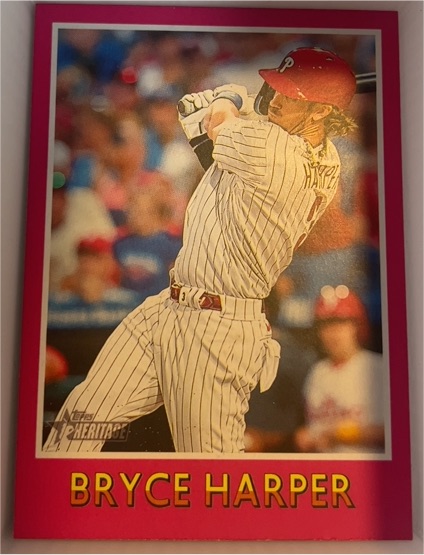 2024 Topps Heritage #75BS-18 Bryce Harper 1975 Baseball Sensations — front