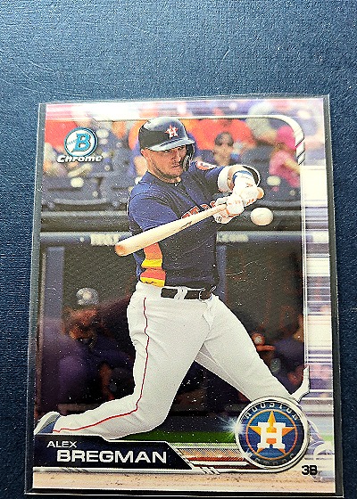 2019 Bowman Chrome #60 Alex Bregman — front