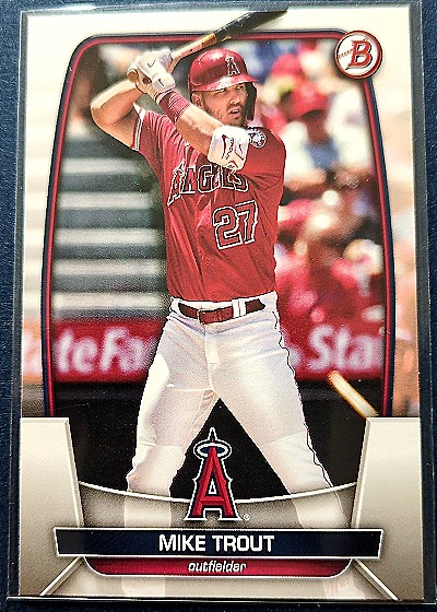 2023 Bowman #89 Mike Trout — front
