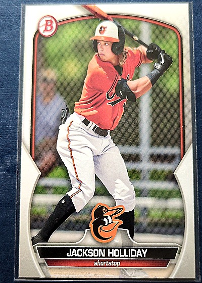 2023 Bowman Prospects #BP-20 Jackson Holliday — front