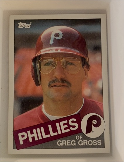 1985 Topps #117 Greg Gross — front